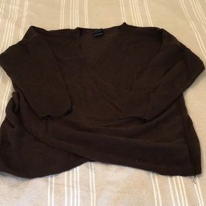 Outlander front wrap sweater